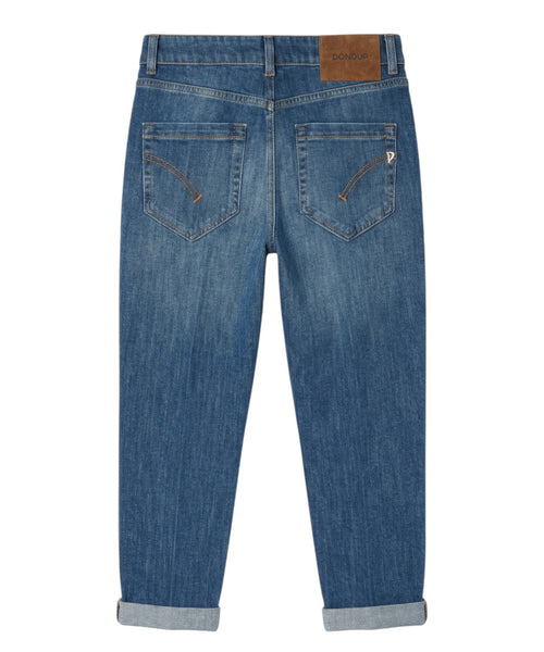 Dondup Koons Jeans en denim stretch avec patte de boutonnage