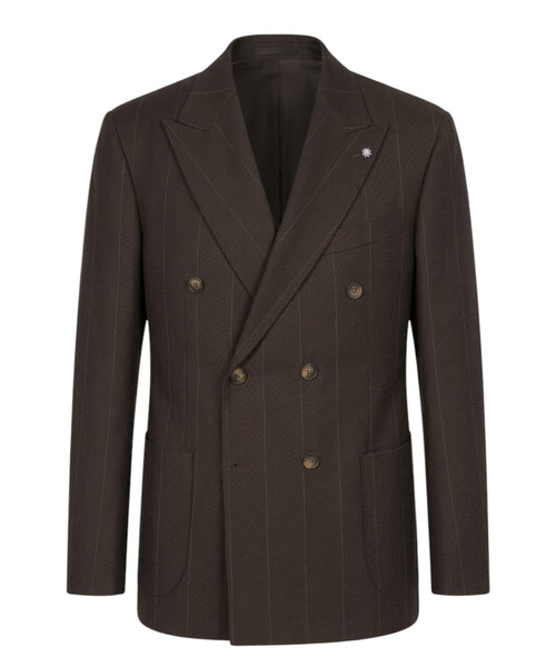 Abito Uomo Bharnaba Gessato Elegante Drop 7