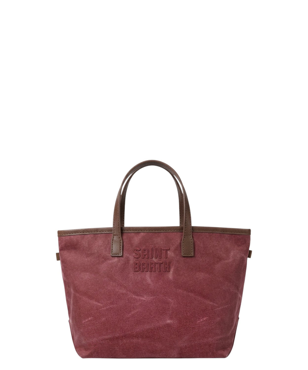 Borsa City Mini in Pelle Cerata