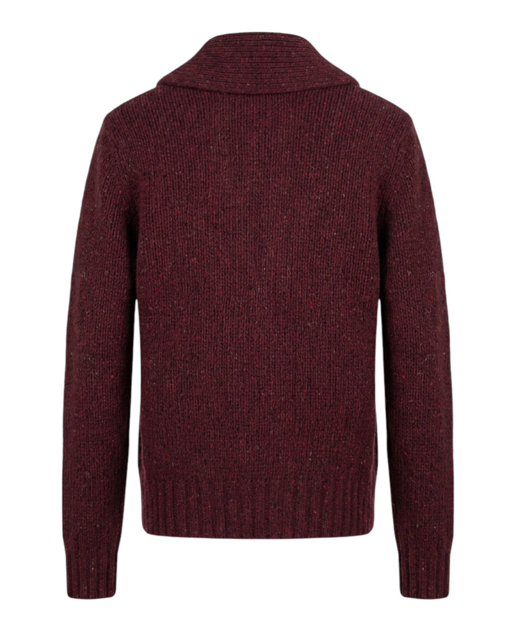 Cardigan Marella Geode in Misto Lana con Scollo