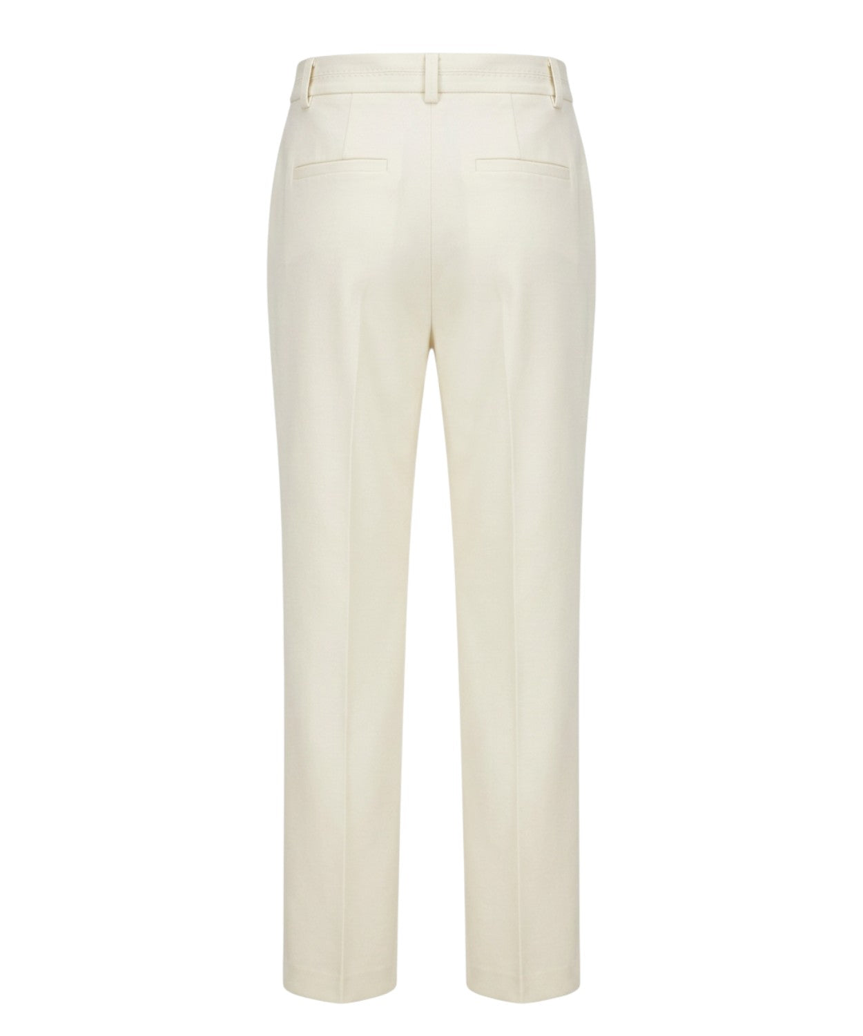 Pantaloni Marella in Cotone Stretch con Piega Centrale
