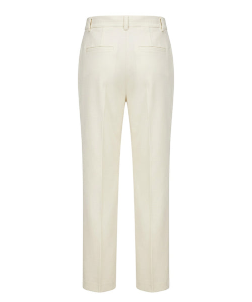 Pantaloni Marella in Cotone Stretch con Piega Centrale