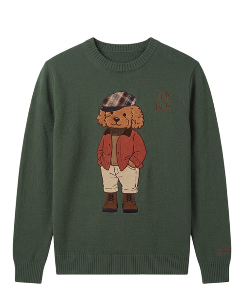 Pull homme Heron en cachemire Gin Tonic
