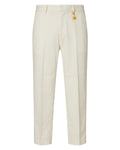 Pantalone Uomo Cotone Bianco con Tasche America