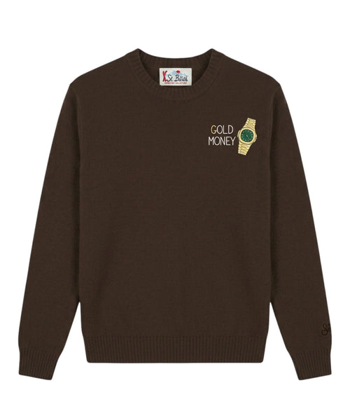Pull Heron Light avec broderie "Sommelier..."