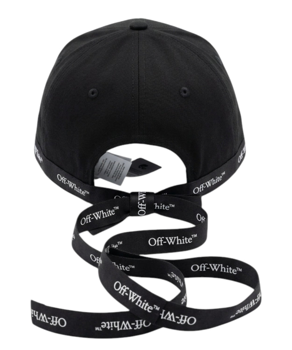 Casquette de baseball Off-White réglable avec logo et nœud papillon