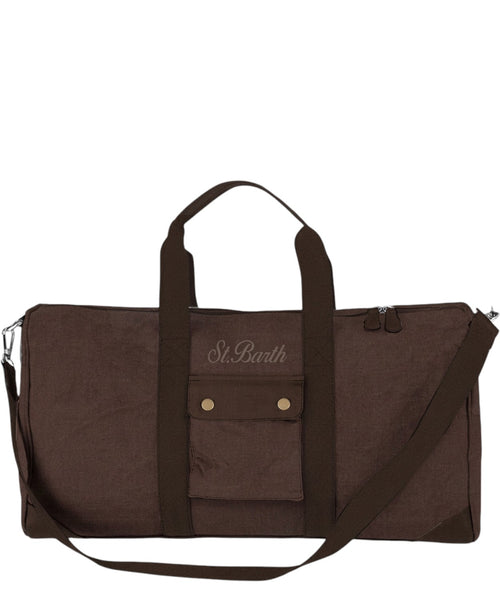 Borsone MC2 Saint Barth in Cotone Cerato per Viaggi