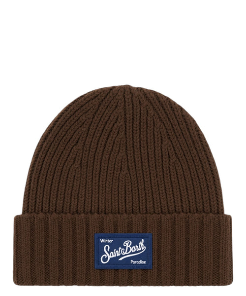 Cappello MC2 Saint Barth in Lana Sheldon con Logo