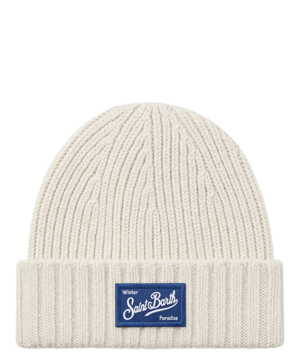 Cappello lana Sheldon MC2 Saint Barth con logo