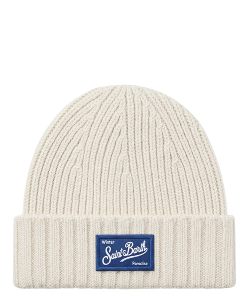 Cappello lana Sheldon MC2 Saint Barth con logo