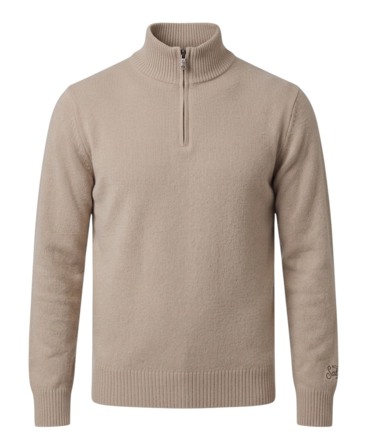 Pull homme en cachemire avec zip pour un style hivernal