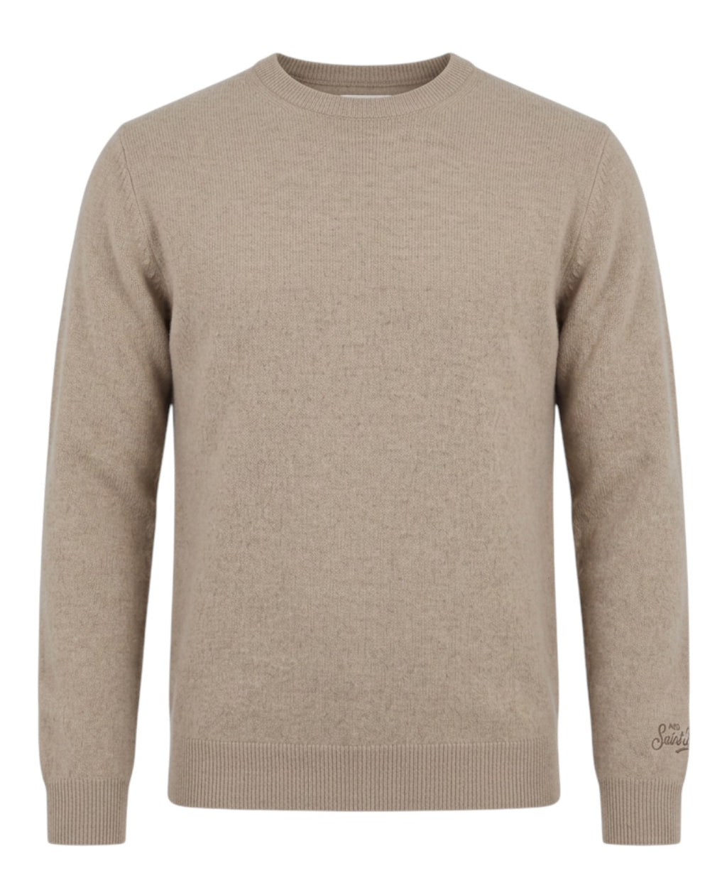 Pull Regent en laine mérinos et cachemire