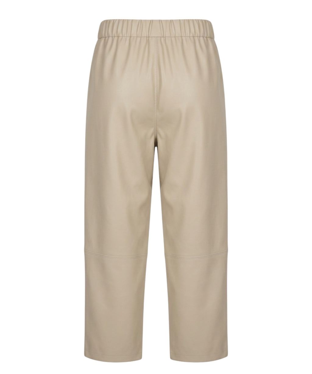 Pantaloni ecopelle gamba larga MM Max Mara eleganti