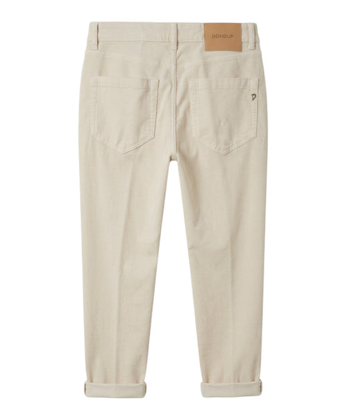 Dondup Koos Pantalon en velours côtelé avec patte de boutonnage