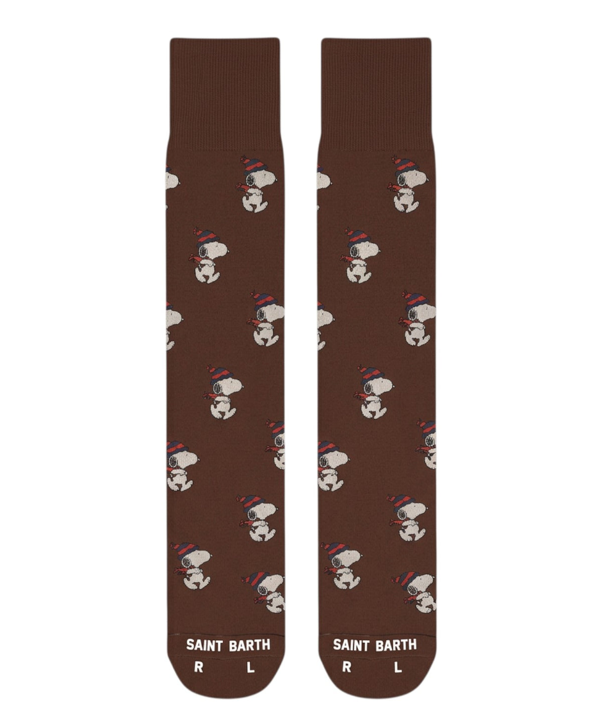 Calzini Jacquard di Cotone MC2 Saint Barth Snoopy