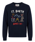 Pull homme Heron en cachemire Saint Barth Après Ski