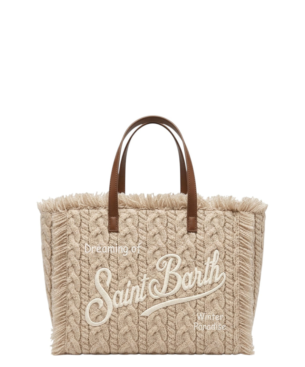 Borsa Colette in Lana Intrecciata con Tracolla