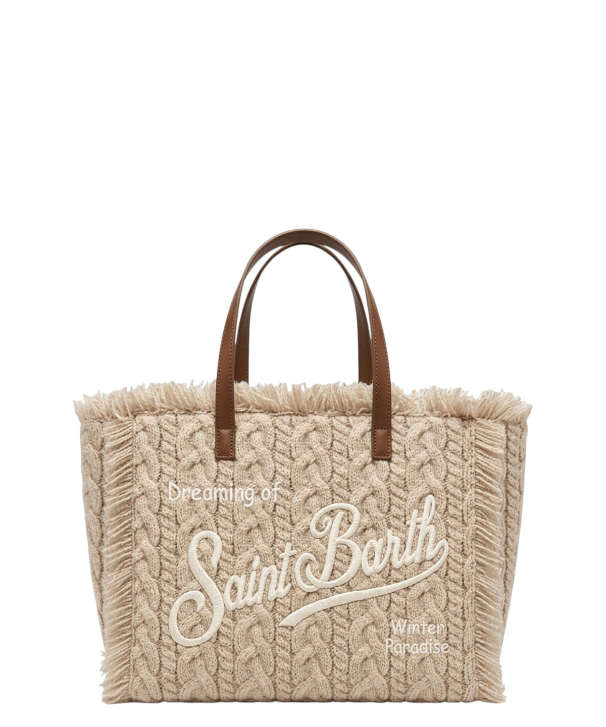 Borsa Colette in Lana Intrecciata con Tracolla