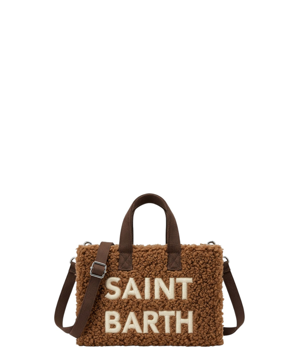 Phone Bag in Teddy con Logo