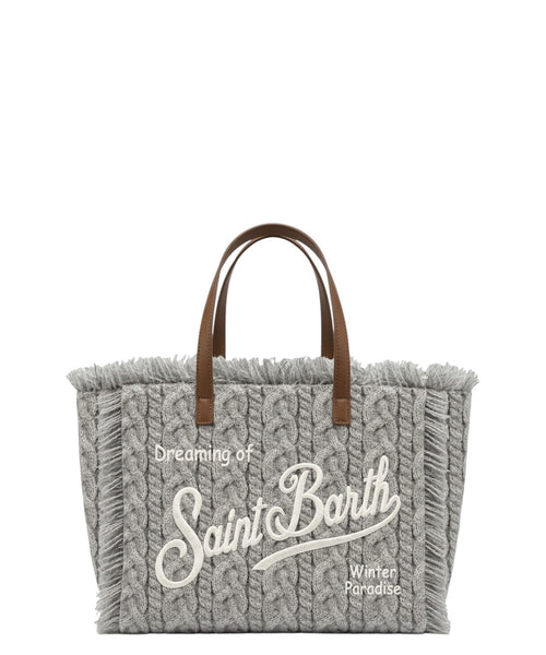 Borsa Colette in Lana Intrecciata con Tracolla
