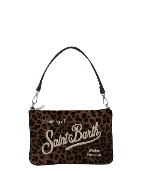 Borsa a Spalla Parisienne Mini Stampa Leopardata