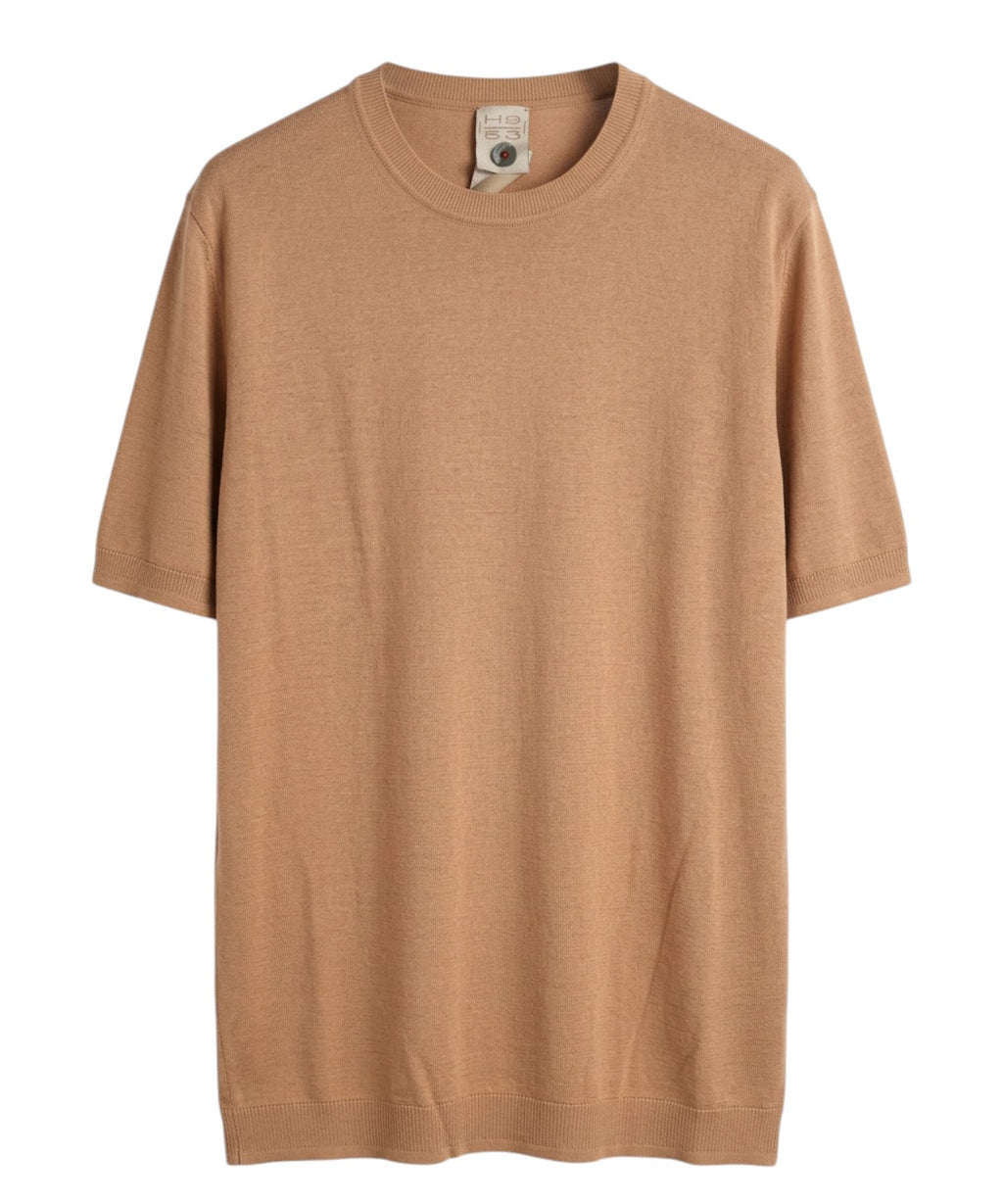 T-shirt Homme H953 en Soie et Coton