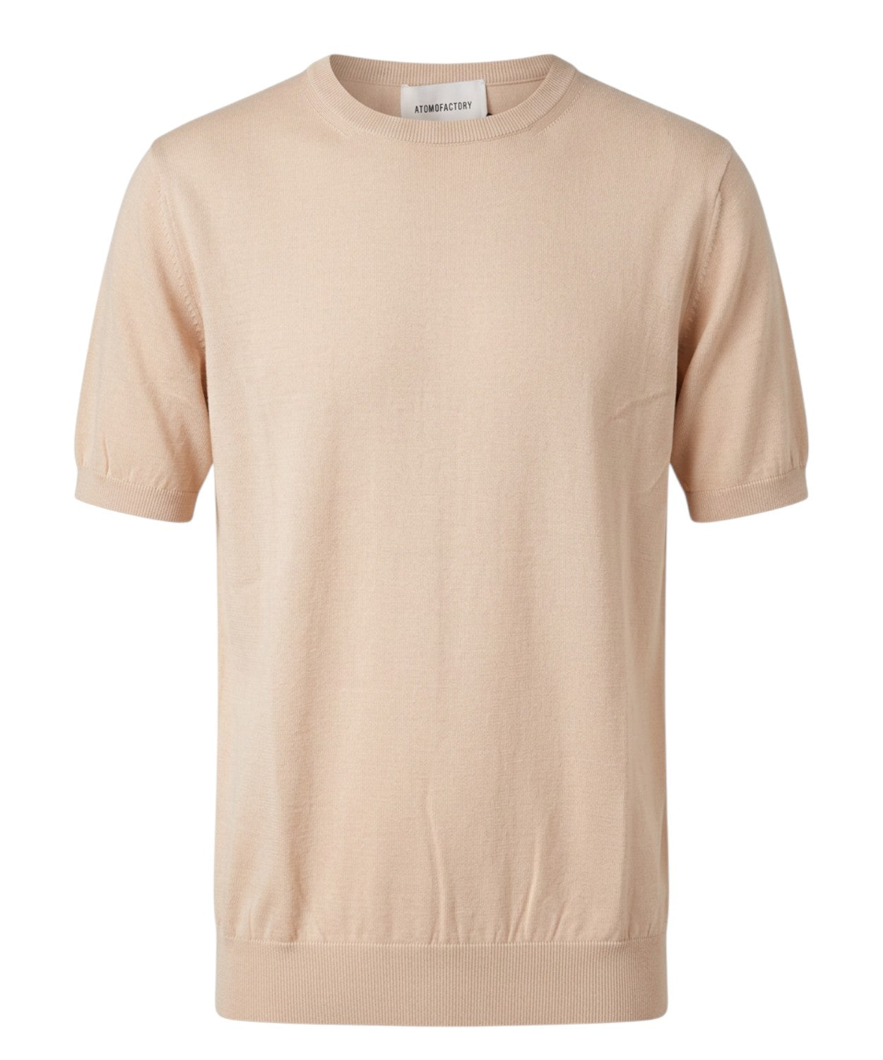 T-shirt Homme Atomofactory Col Rond en Maille Rasée