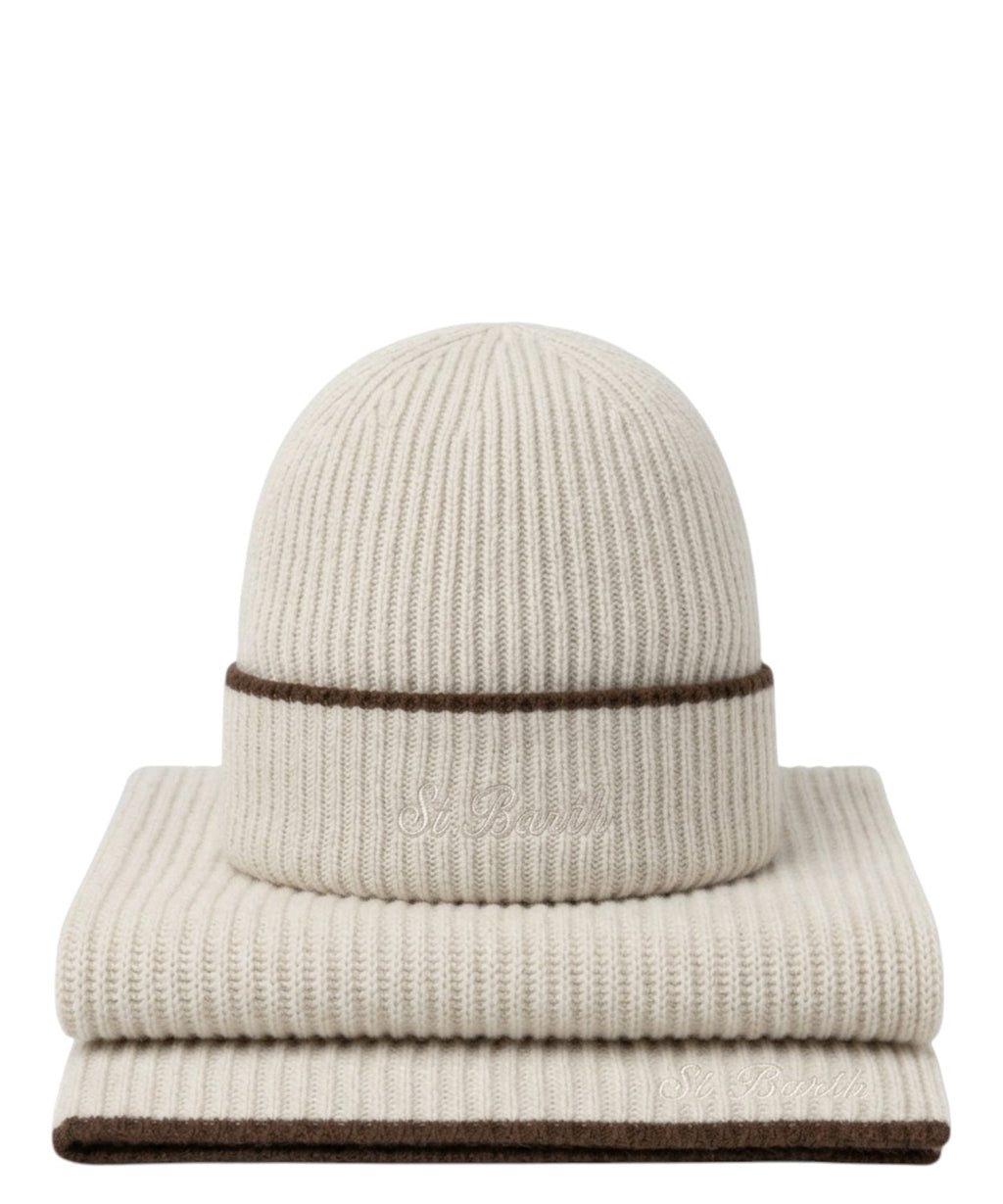 Kit cappello e sciarpa MC2 Saint Barth