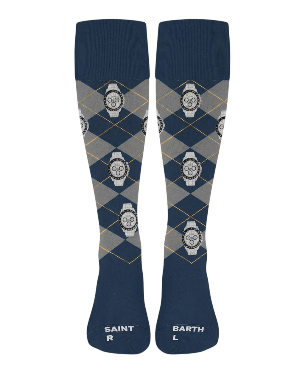 Calzini Jacquard in Cotone di Mc2 Saint Barth Watch