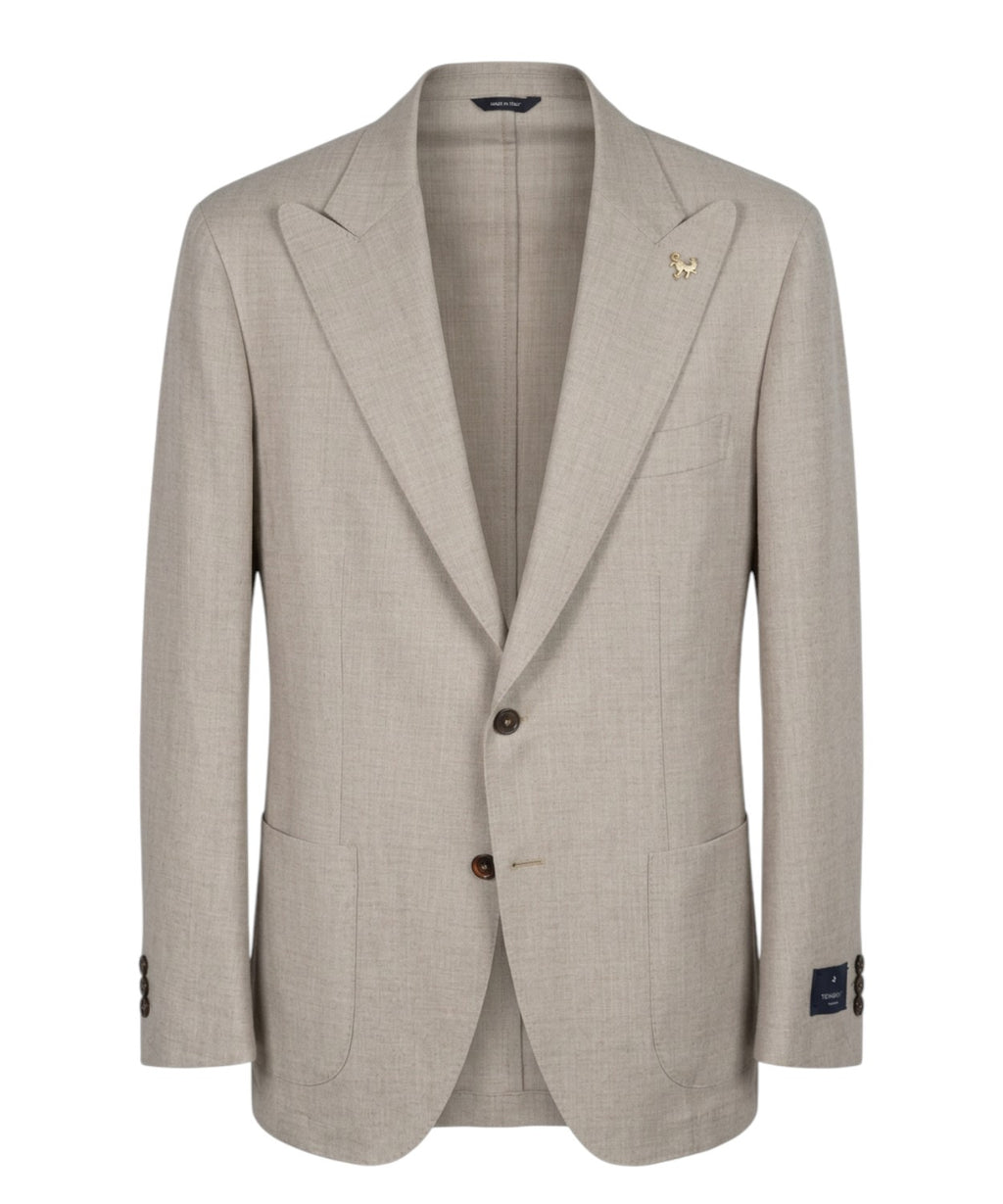 Giacca Uomo Monopetto in Lana Stretch di Tombolini