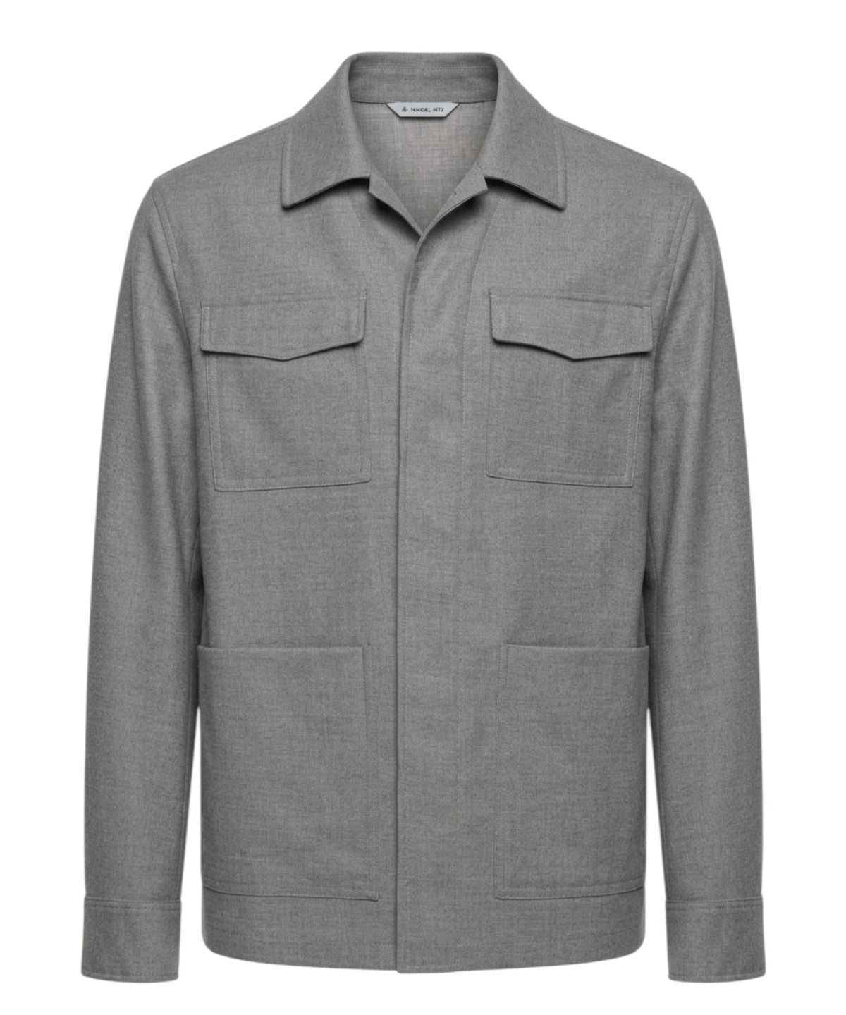 Veste-chemise Homme en laine vierge Manuel Ritz