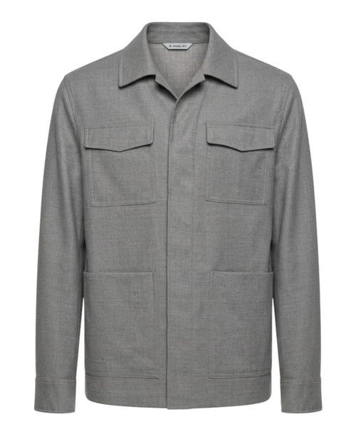 Veste-chemise Homme en laine vierge Manuel Ritz