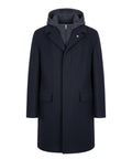 Manteau Homme Manuel Ritz en laine avec capuche