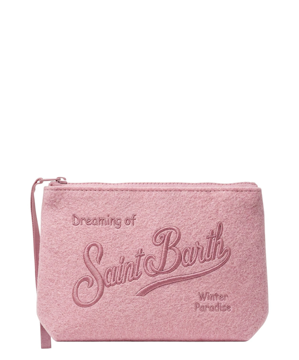 Pochette Aline in Feltro con Logo