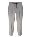 Pantalone Uomo Manuel Ritz in Lana Vergine Stretch con Elastico in Vita