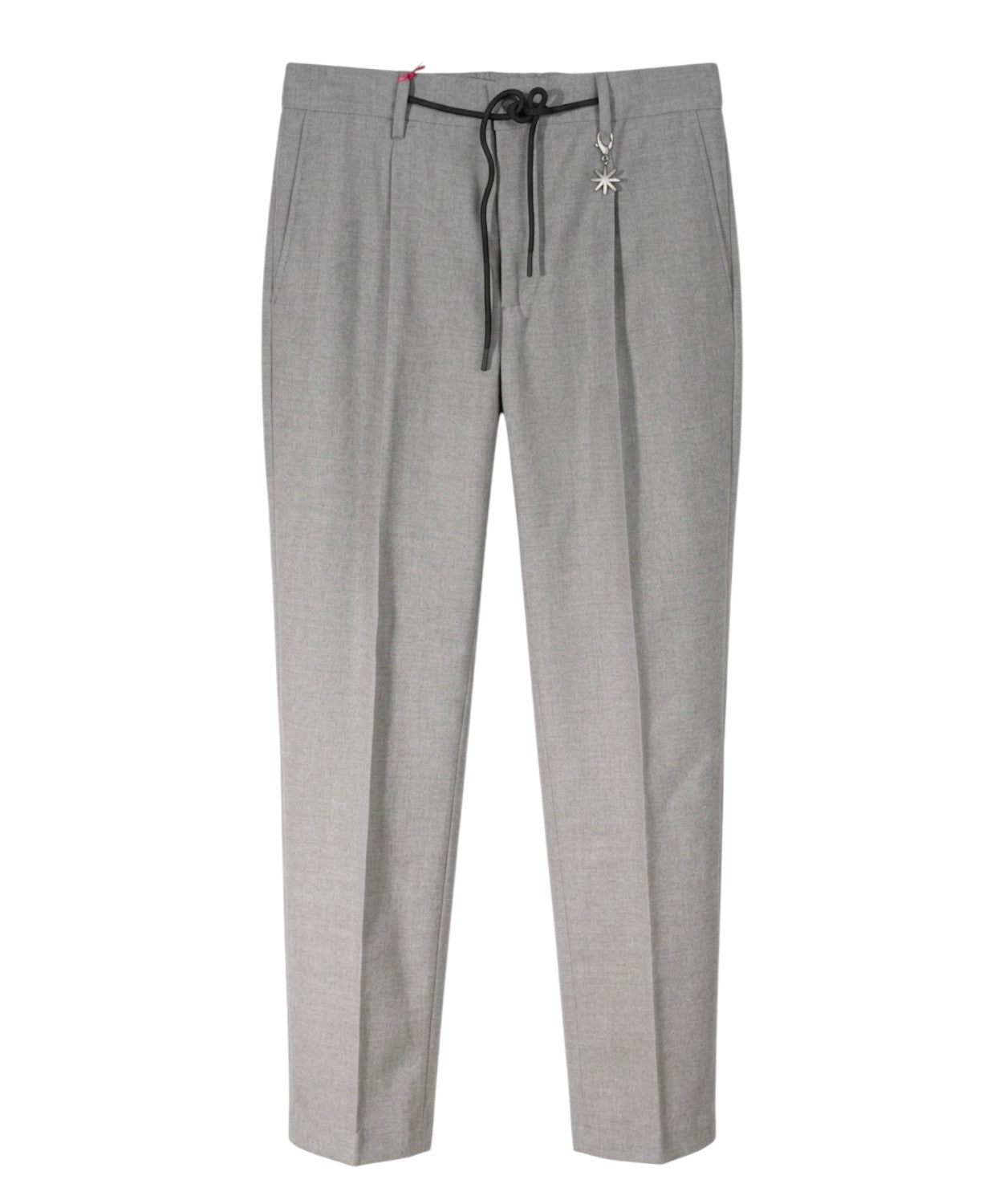 Pantalone Uomo Manuel Ritz in Lana Vergine Stretch con Elastico in Vita