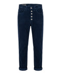 Dondup Koos Pantalon en velours côtelé avec patte de boutonnage