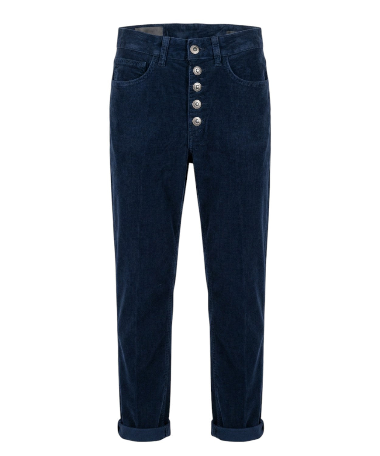 Dondup Koos Pantalon en velours côtelé avec patte de boutonnage