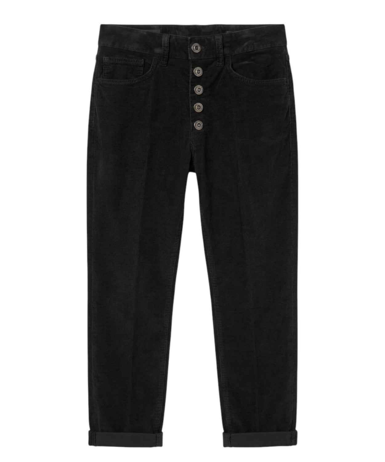 Dondup Koos Pantalon en velours côtelé avec patte de boutonnage