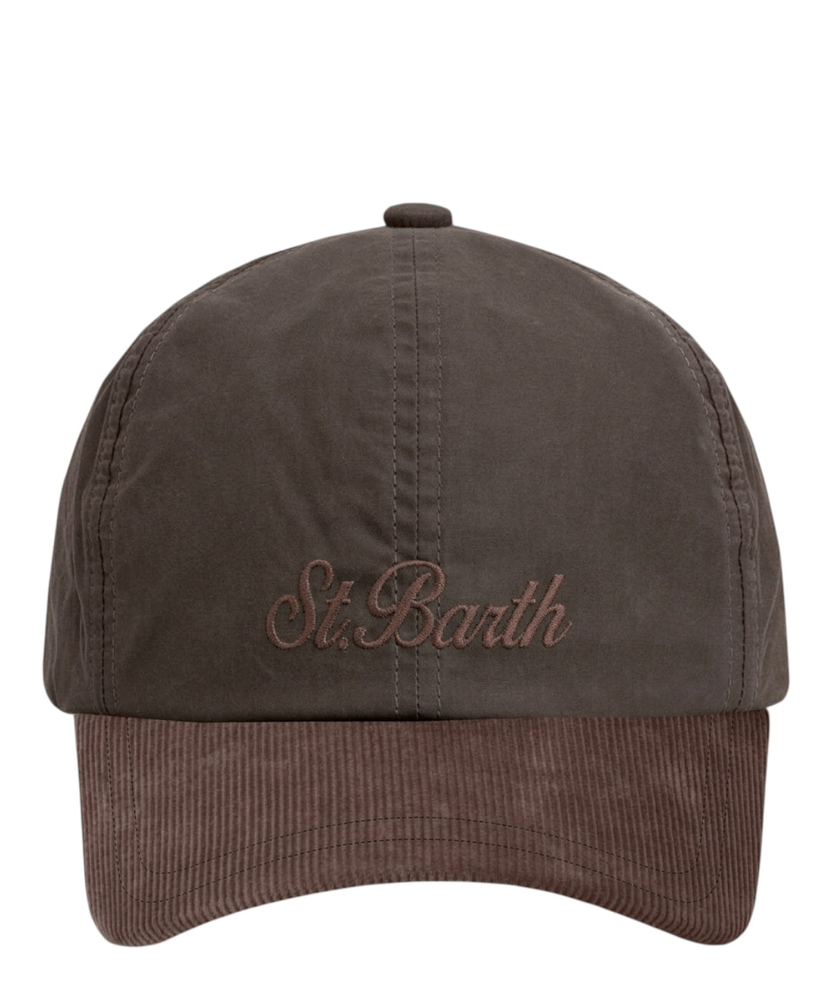 Bonnet MC2 Saint Barth en coton ciré et velours côtelé