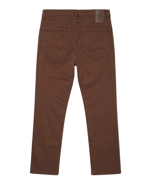 Pantaloni FAVETTA Marella in cotone stretch gamba dritta