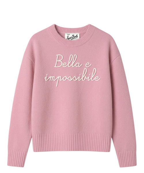 Maglia Girocollo Tessa in Misto Cashmere Bella e Impossibile