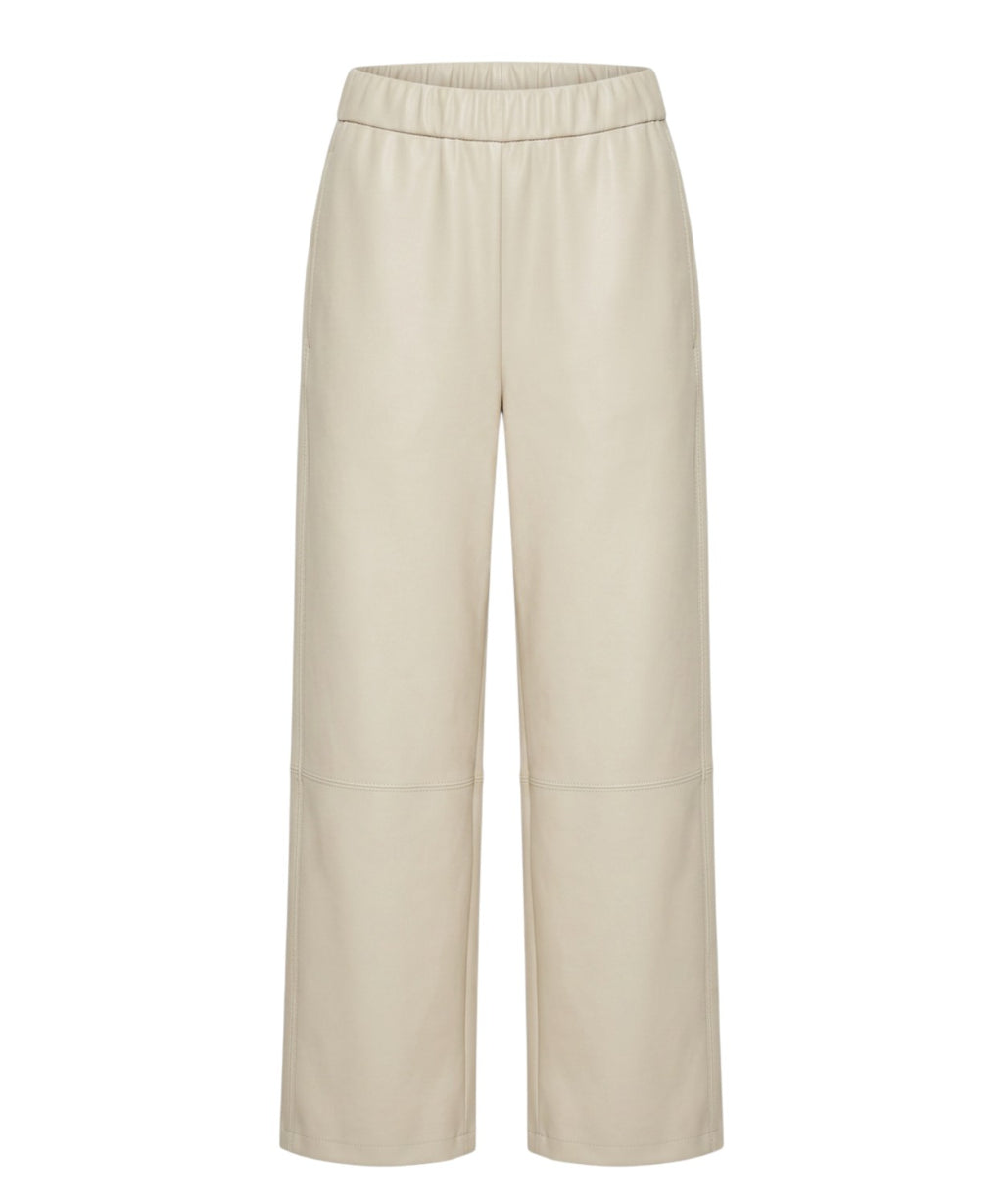 Pantaloni ecopelle gamba larga MM Max Mara eleganti