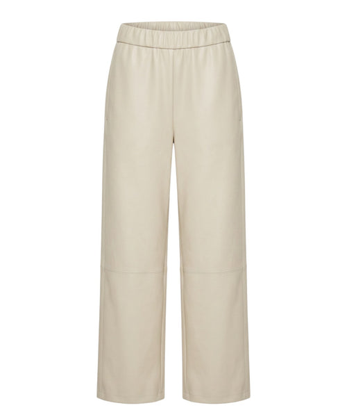 Pantaloni ecopelle gamba larga MM Max Mara eleganti