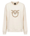 Felpa Pinko Nelly con logo strass