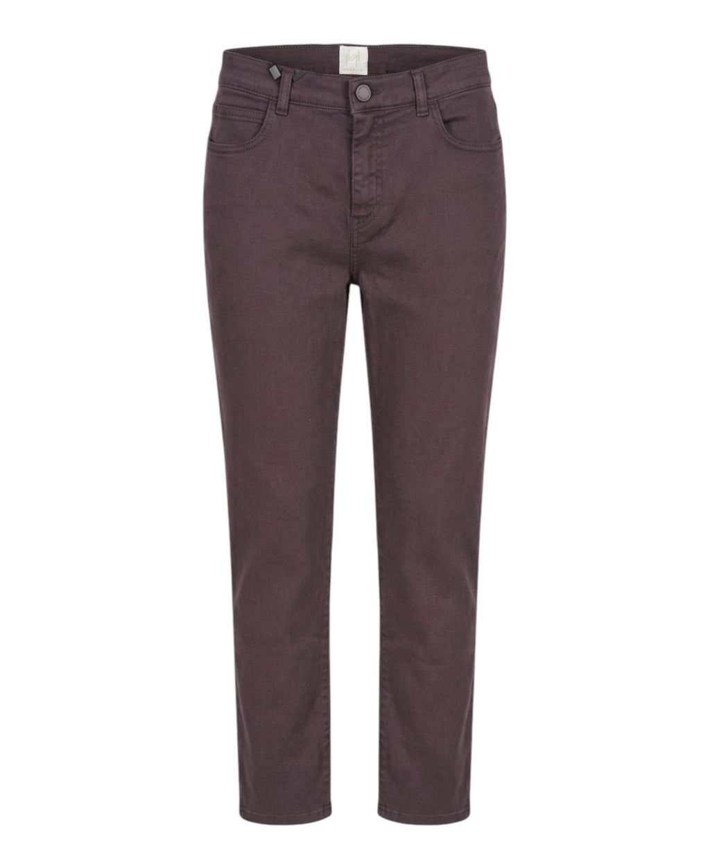 Pantaloni Marella in cotone stretch gamba dritta