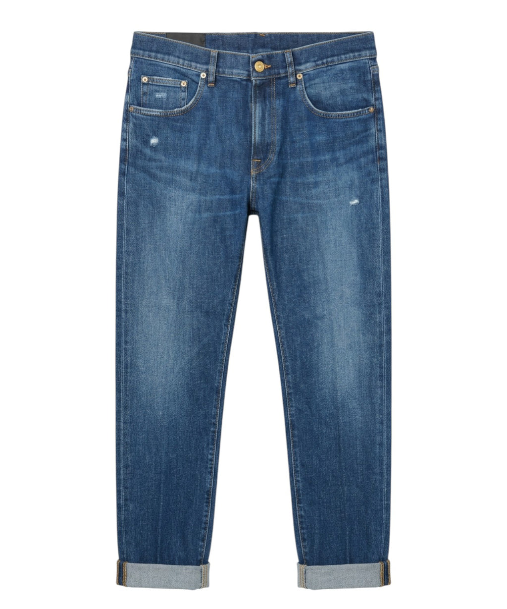 Jeans Homme Dondup Icon Slim Fit en denim stretch