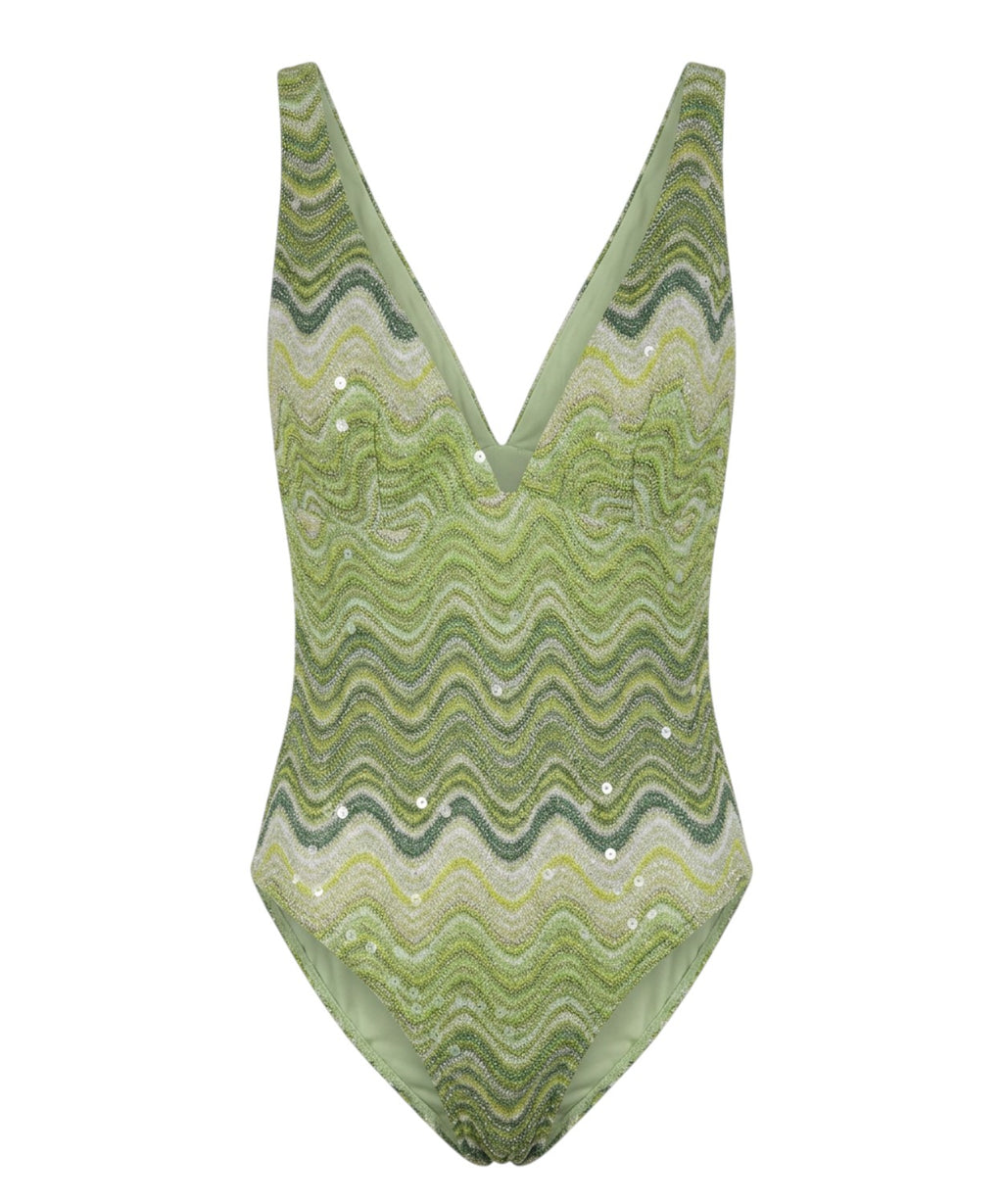 Maillot de bain une pièce MC2 Saint Barth avec paillettes