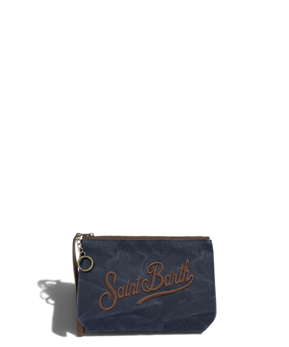 Pochette Aline Mini en velours côtelé avec logo