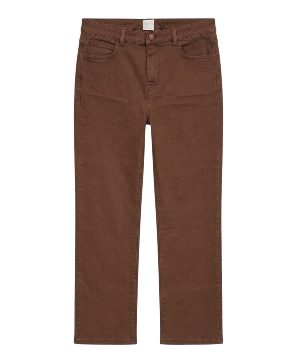Pantaloni FAVETTA Marella in cotone stretch gamba dritta